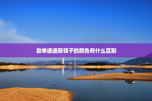 跆拳道道服领子的颜色有什么区别