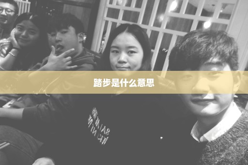 踏步是什么意思