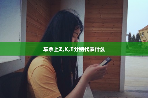 车票上Z,K,T分别代表什么