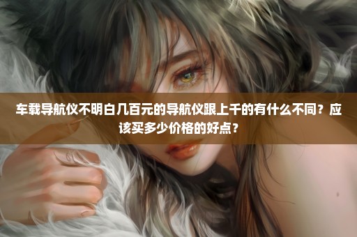 车载导航仪不明白几百元的导航仪跟上千的有什么不同？应该买多少价格的好点？