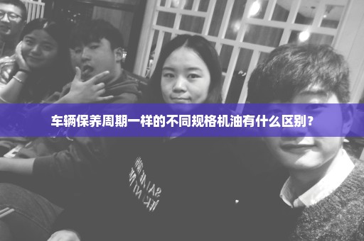 车辆保养周期一样的不同规格机油有什么区别？