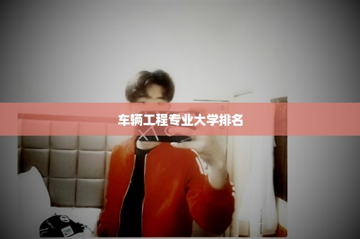 车辆工程专业大学排名