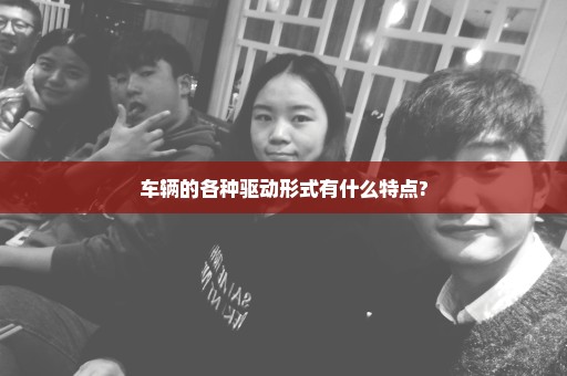 车辆的各种驱动形式有什么特点?