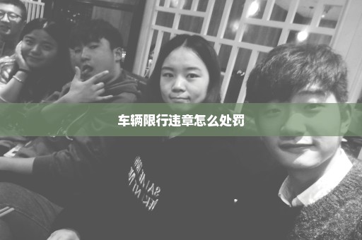 车辆限行违章怎么处罚