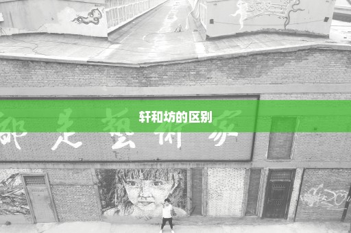 轩和坊的区别