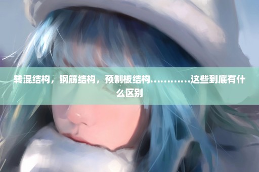 转混结构，钢筋结构，预制板结构…………这些到底有什么区别