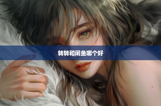 转转和闲鱼哪个好