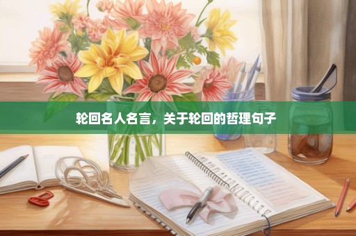轮回名人名言，关于轮回的哲理句子 