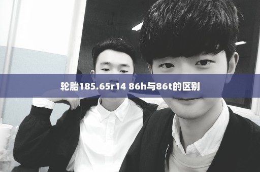 轮胎185.65r14 86h与86t的区别