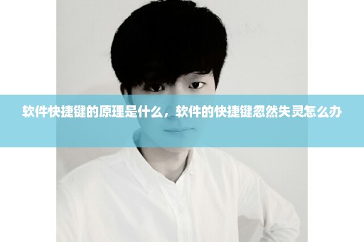 软件快捷键的原理是什么，软件的快捷键忽然失灵怎么办 