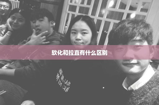 软化和拉直有什么区别
