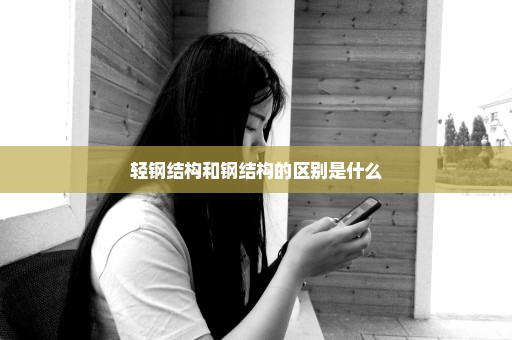 轻钢结构和钢结构的区别是什么