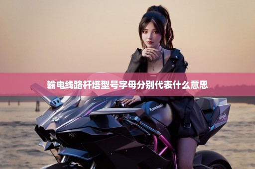 输电线路杆塔型号字母分别代表什么意思