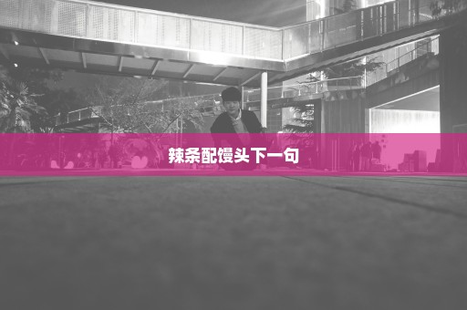 辣条配馒头下一句