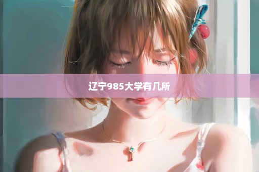 辽宁985大学有几所