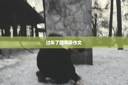 过年了四年级作文