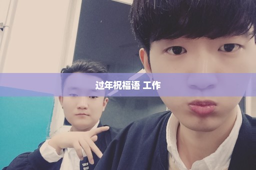 过年祝福语 工作