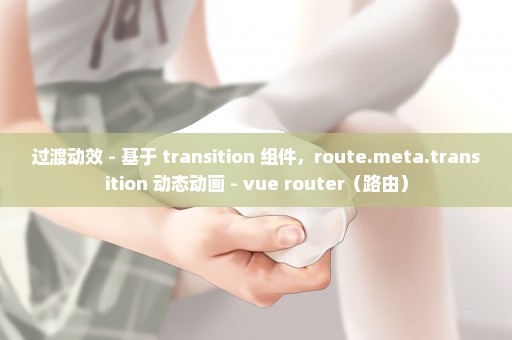 过渡动效 - 基于 transition 组件，route.meta.transition 动态动画 - vue router（路由）