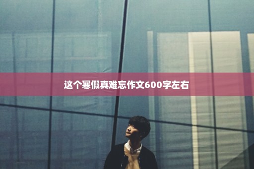 这个寒假真难忘作文600字左右