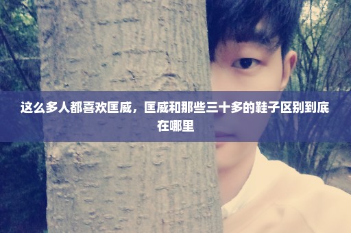 这么多人都喜欢匡威，匡威和那些三十多的鞋子区别到底在哪里