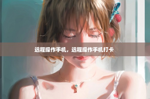 远程操作手机，远程操作手机打卡 