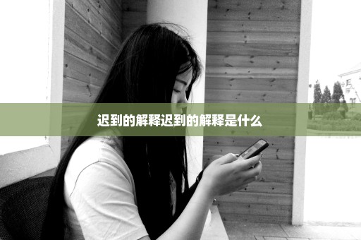 迟到的解释迟到的解释是什么