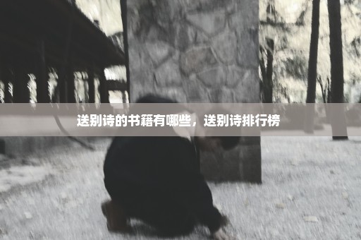 送别诗的书籍有哪些，送别诗排行榜 
