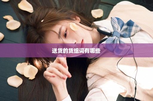 送货的货组词有哪些