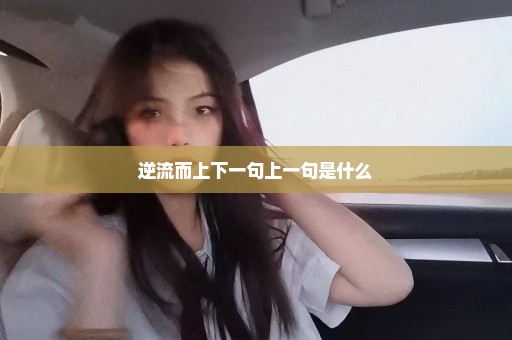 逆流而上下一句上一句是什么