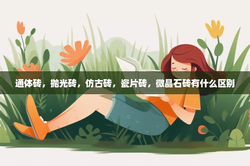 通体砖，抛光砖，仿古砖，瓷片砖，微晶石砖有什么区别