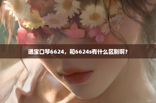 通宝口琴6624，和6624s有什么区别啊？