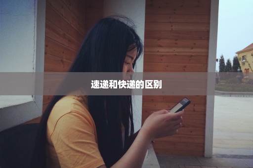 速递和快递的区别