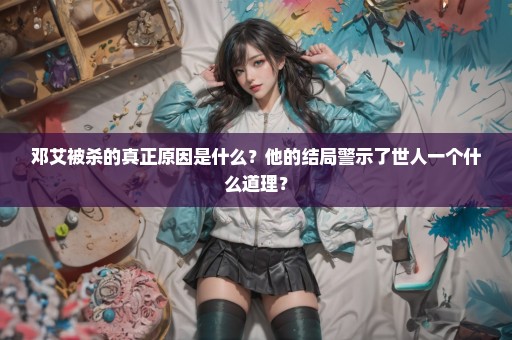邓艾被杀的真正原因是什么？他的结局警示了世人一个什么道理？