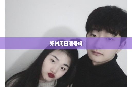 郑州周日限号吗