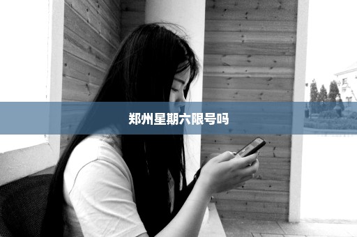 郑州星期六限号吗