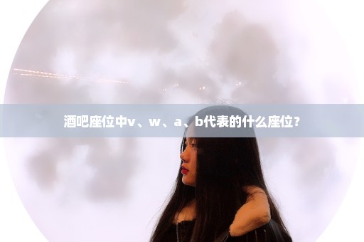 酒吧座位中v、w、a、b代表的什么座位？