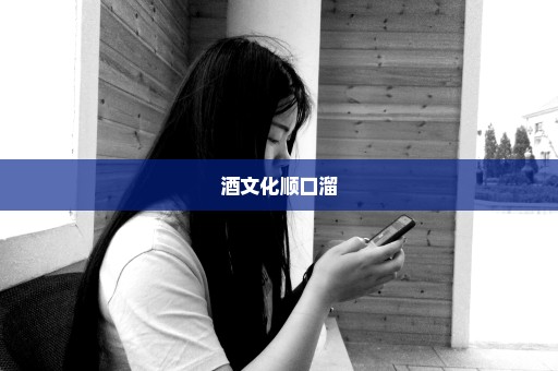 酒文化顺口溜