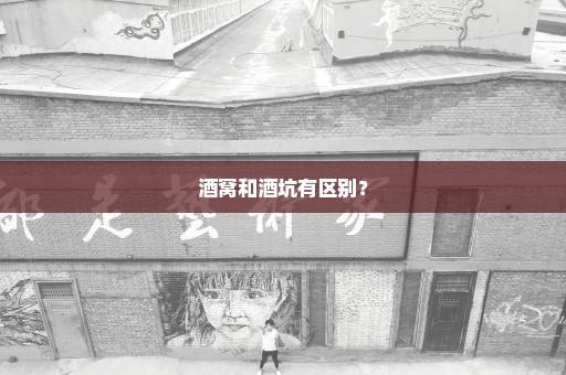 酒窝和酒坑有区别？