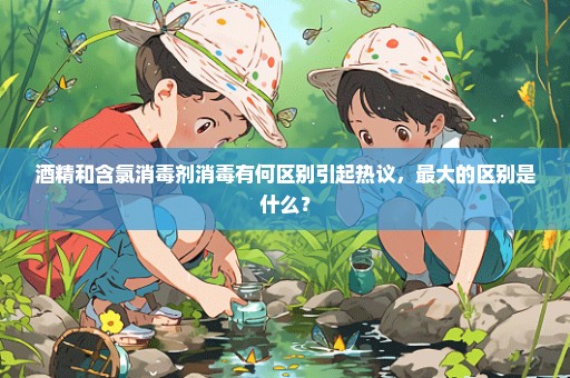 酒精和含氯消毒剂消毒有何区别引起热议，最大的区别是什么？