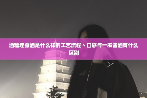 酒糟埋藏酒是什么样的工艺流程丶口感与一般酱酒有什么区别
