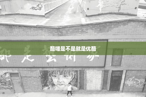 酷喵是不是就是优酷