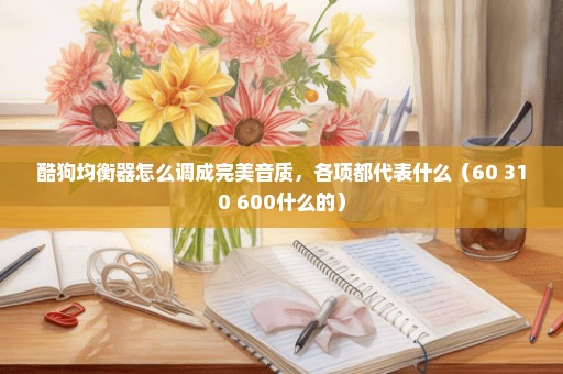 酷狗均衡器怎么调成完美音质，各项都代表什么（60 310 600什么的）