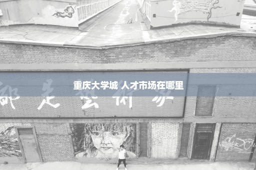 重庆大学城 人才市场在哪里