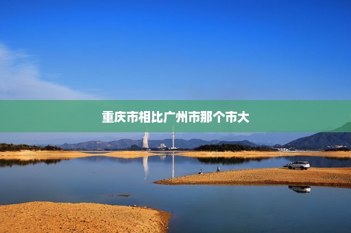 重庆市相比广州市那个市大