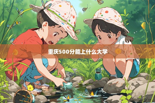 重庆500分能上什么大学