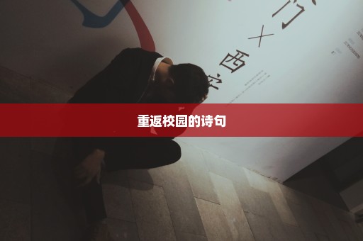 重返校园的诗句