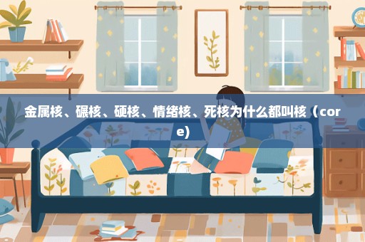 金属核、碾核、硬核、情绪核、死核为什么都叫核（core)