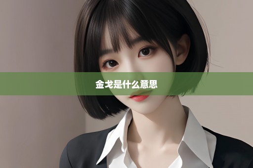 金戈是什么意思