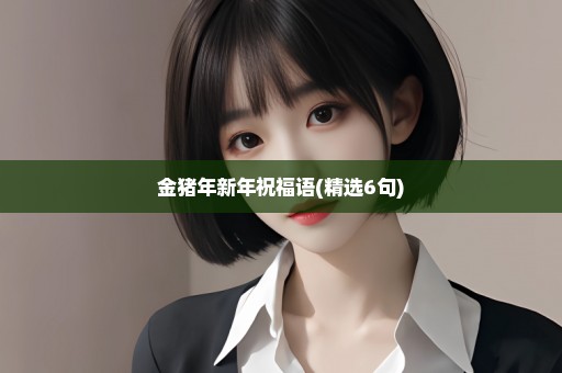 金猪年新年祝福语(精选6句)