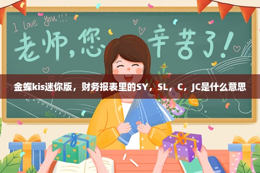 金蝶kis迷你版，财务报表里的SY，SL，C，JC是什么意思